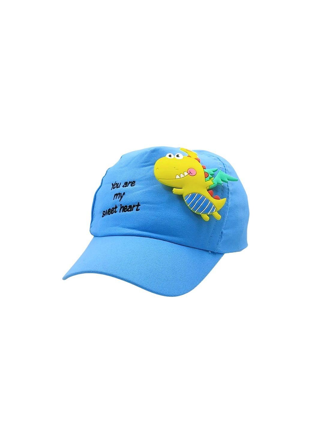 zacharias unisex kids blue & yellow baseball cap