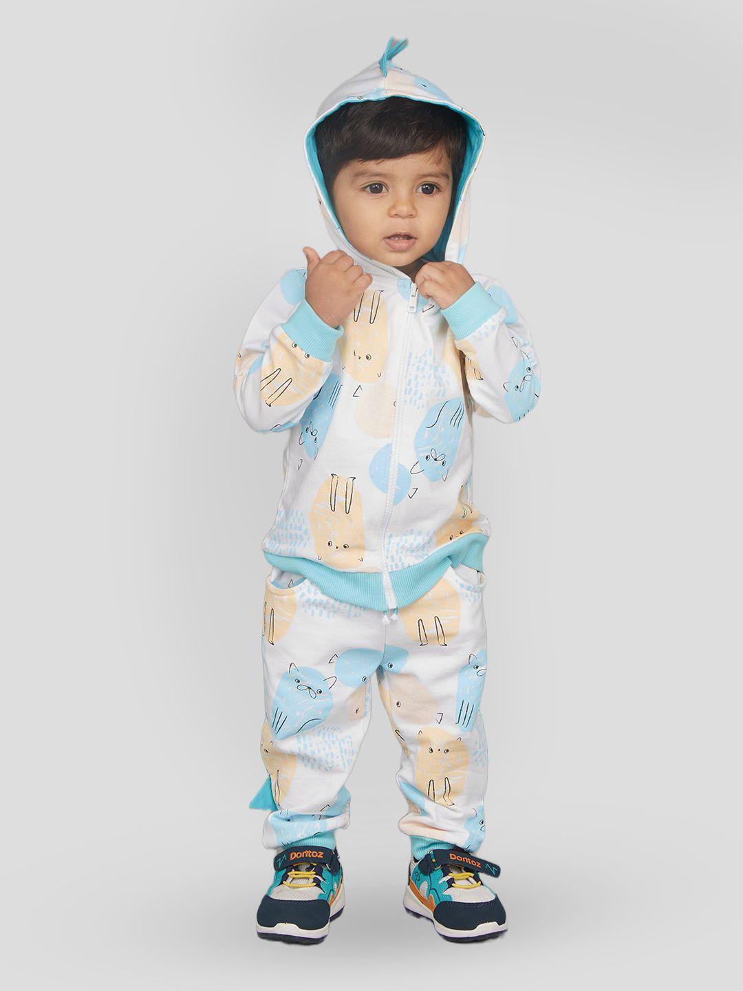 zalio boys printed top with pyjamas