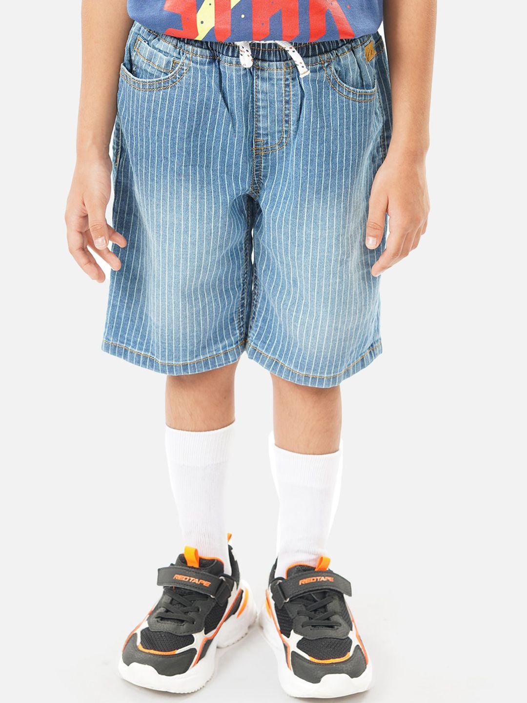 zalio boys striped denim shorts
