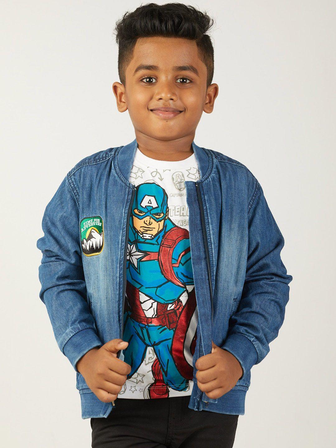 zalio boys blue denim jacket