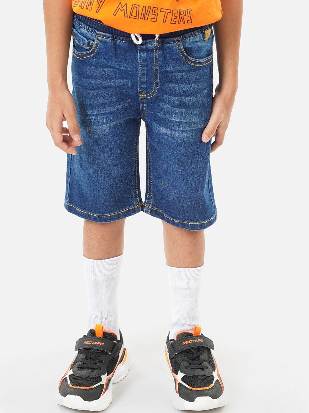 zalio boys pure cotton denim shorts