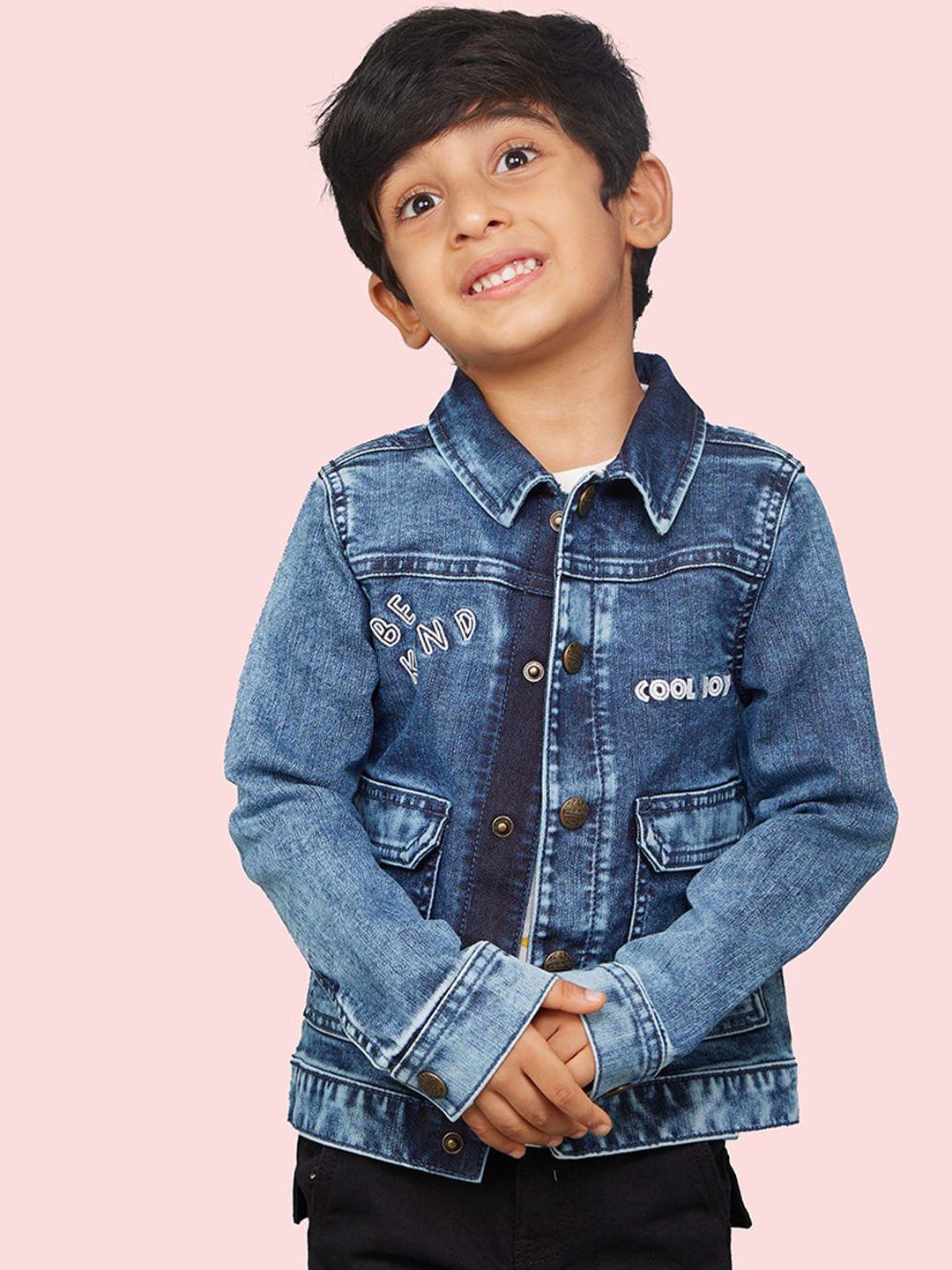 zalio boys washed denim jacket