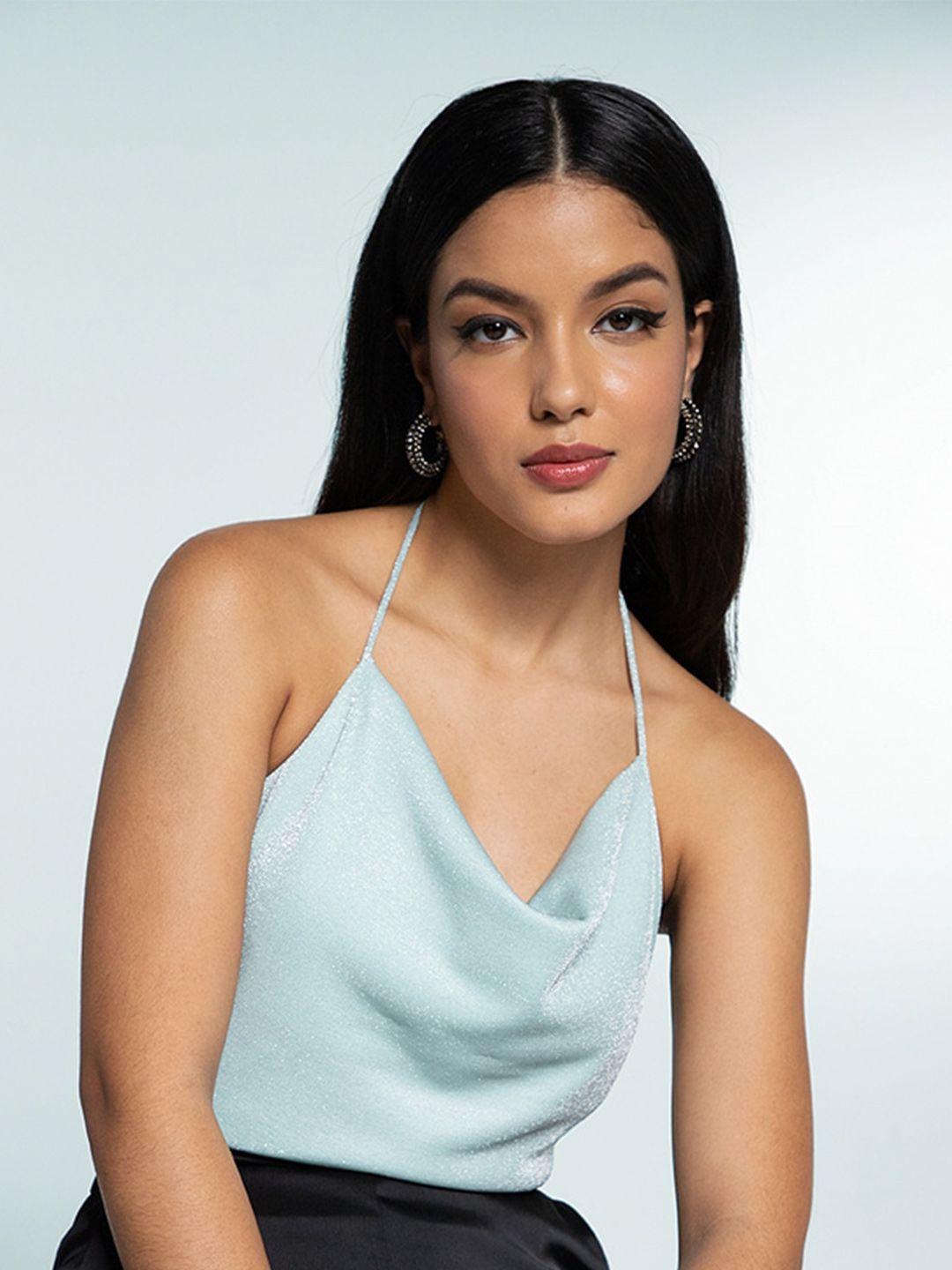 zalora studios halter neck top