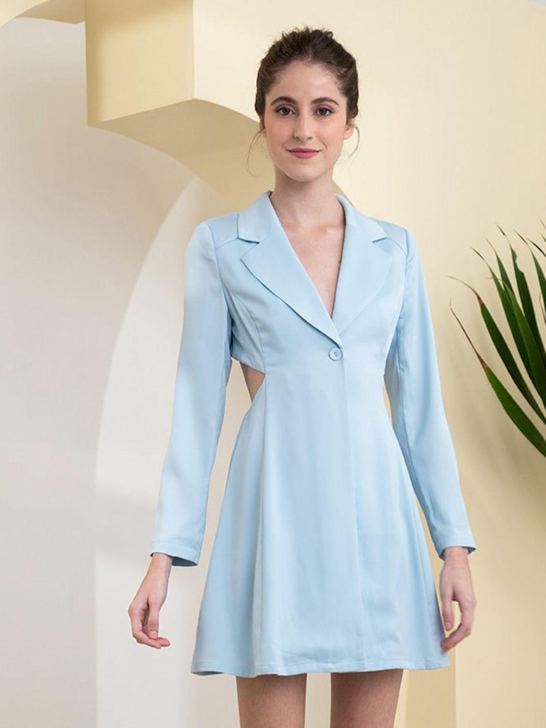 zalora studios shirt collar a-line dress