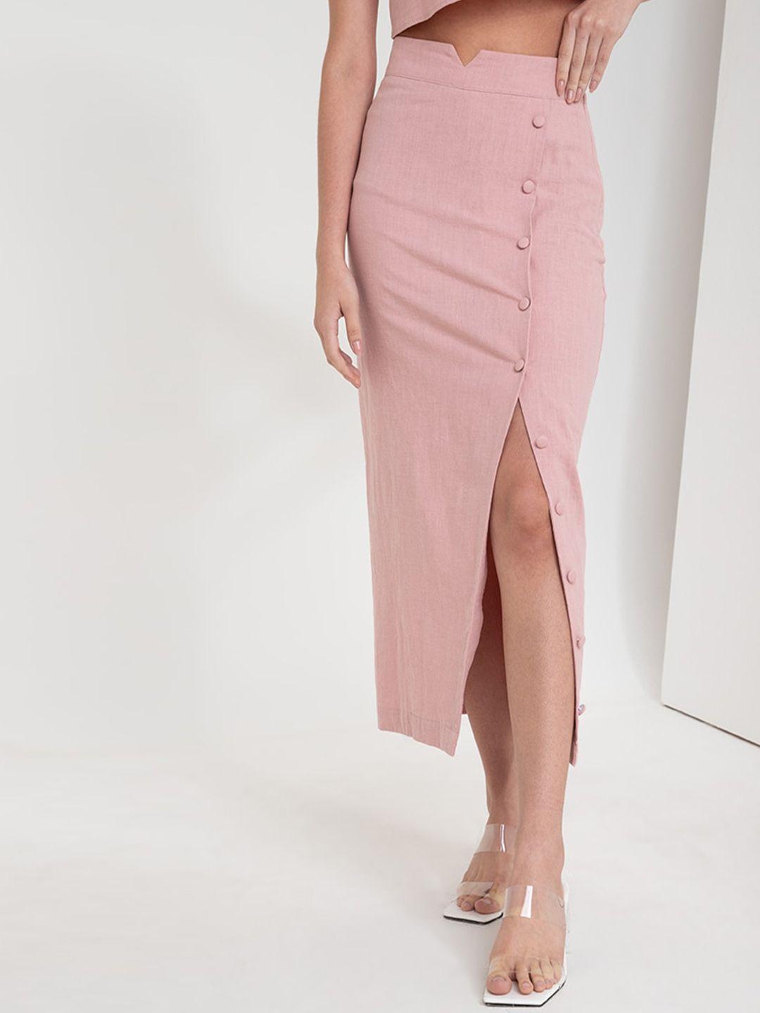 zalora studios straight midi skirt