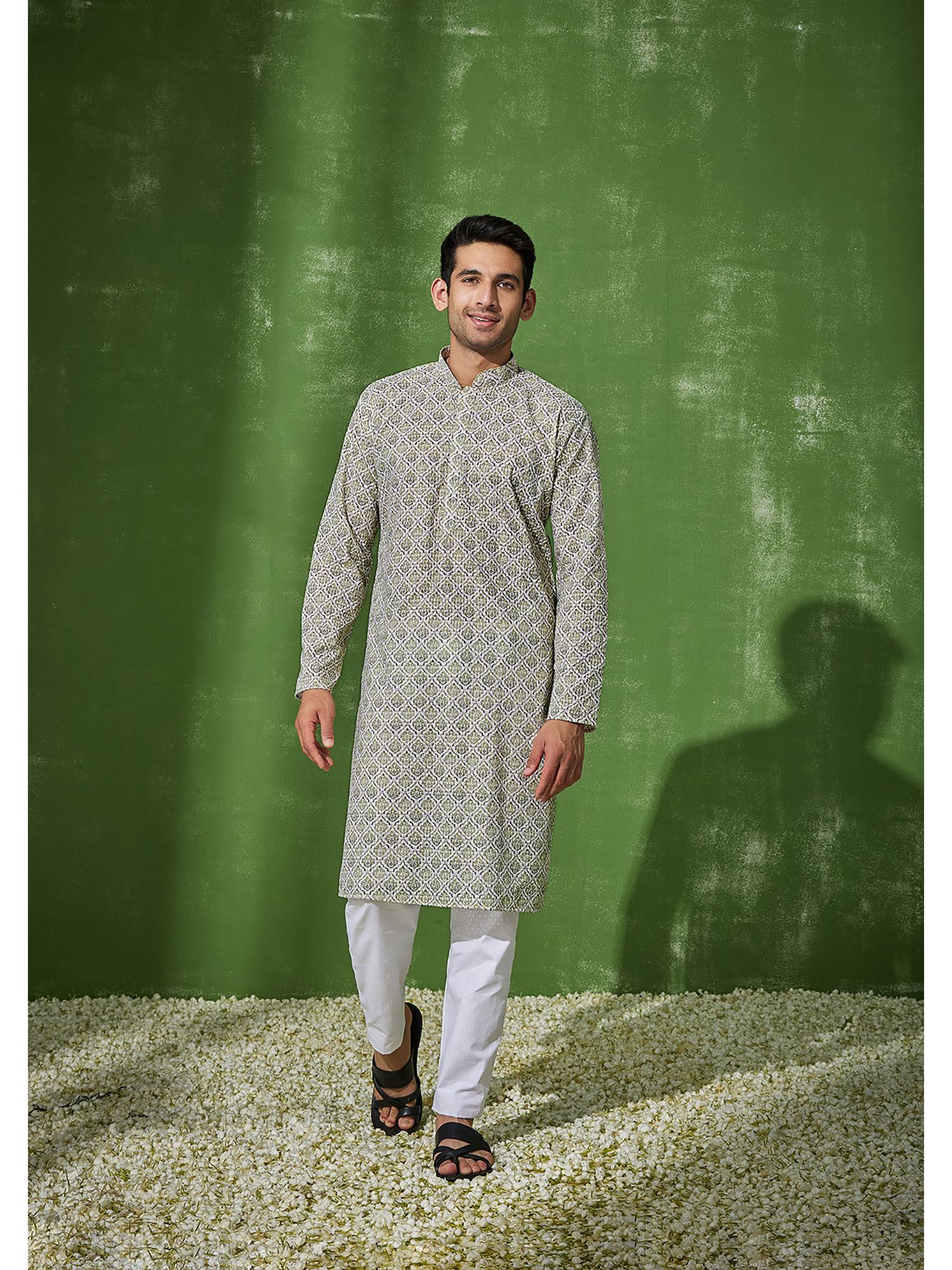 zaman cotton straight men kurta