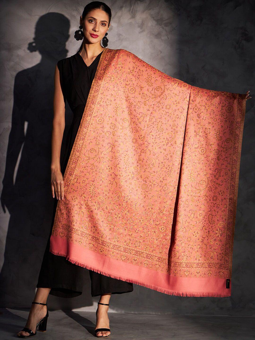 zamour ethnic motifs printed kani shawl