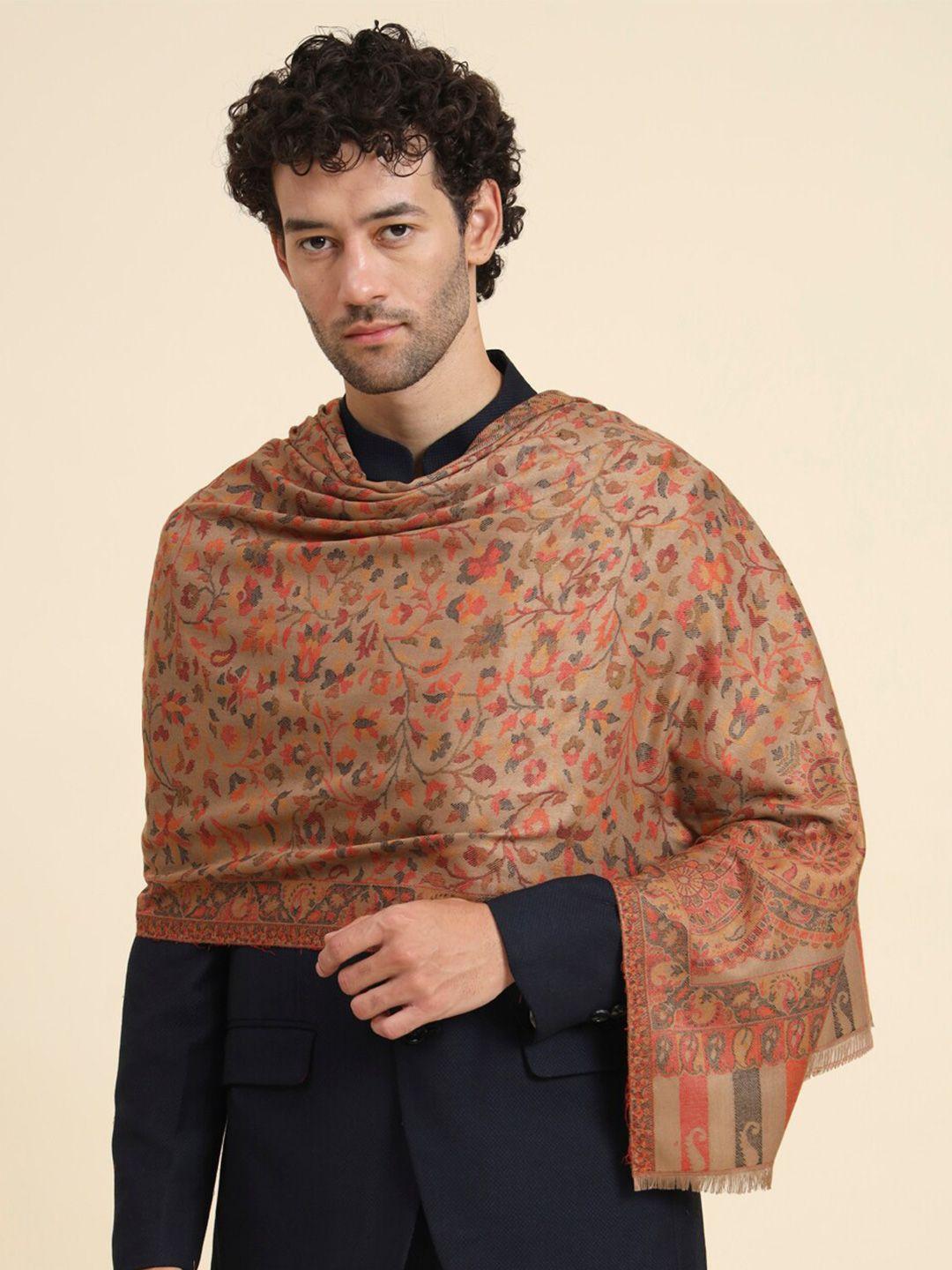 zamour men ethnic motif woven design stole