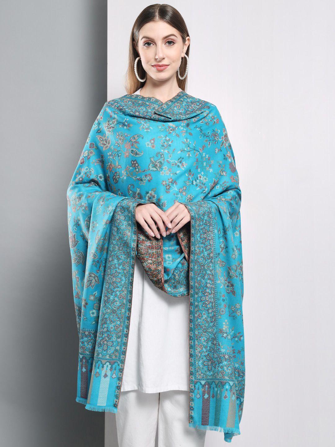 zamour women kani woven-design woolen shawl