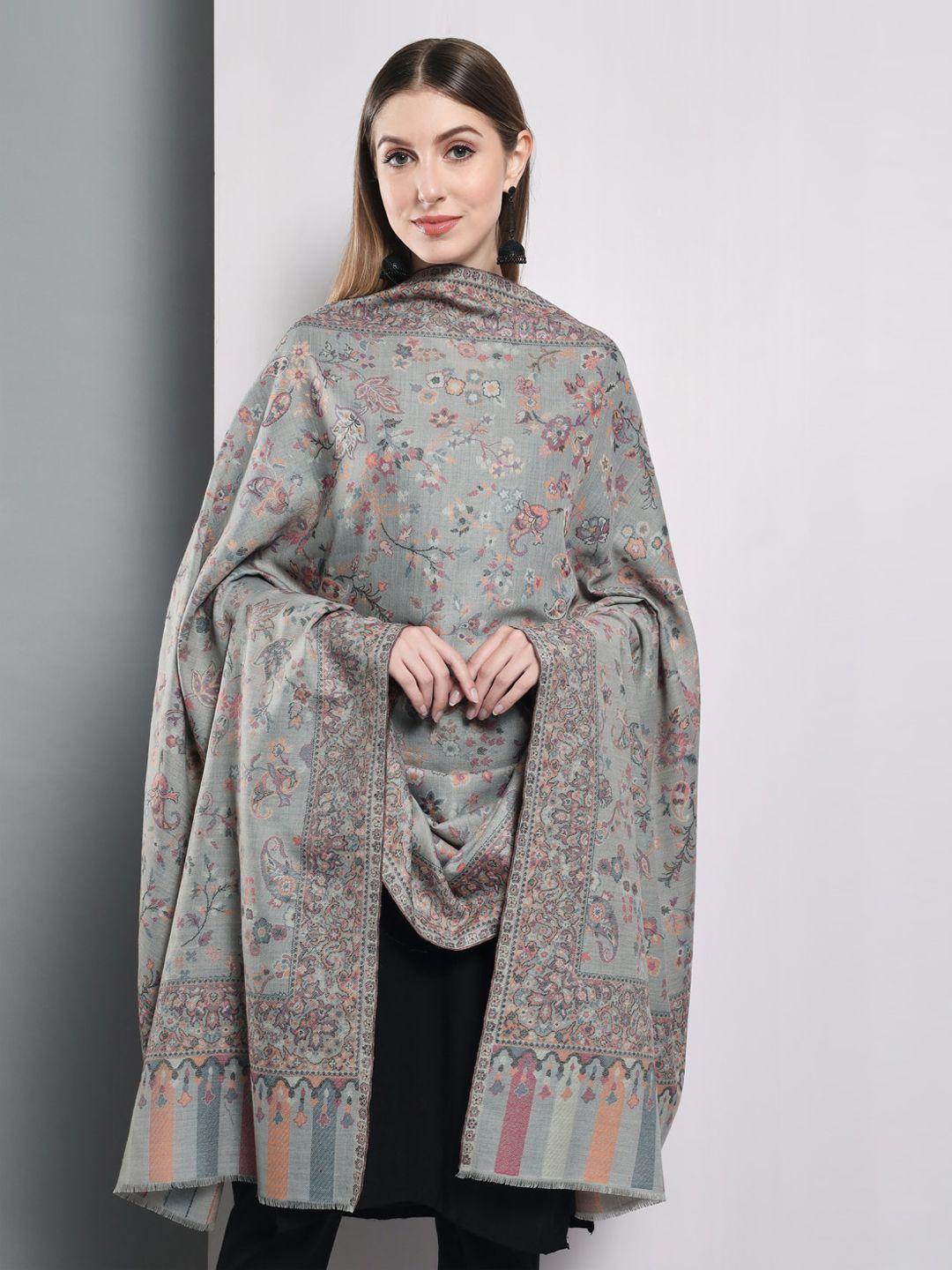 zamour women kani woven-design woolen shawl