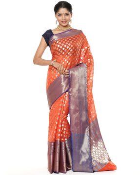 zari woven art silk traditional saree