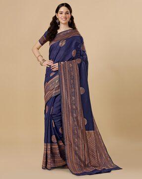 zari woven banarasi saree