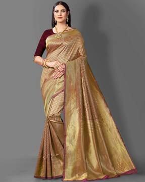 zari woven banarasi silk traditional saree