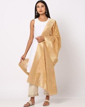 zari woven dupatta