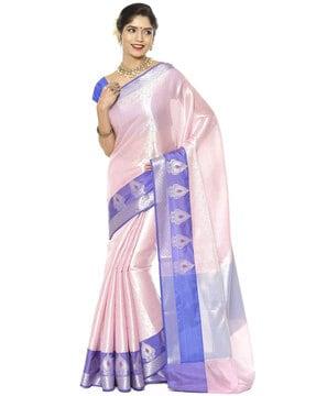 zari woven kanchipuram silk traditional saree
