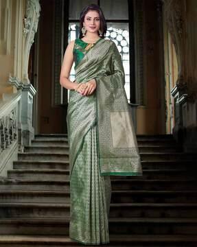 zari woven kanjeewaram saree