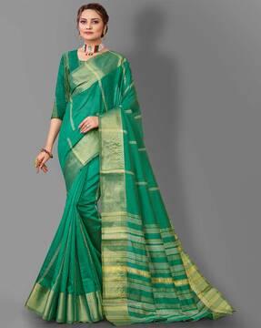 zari woven traditional saree