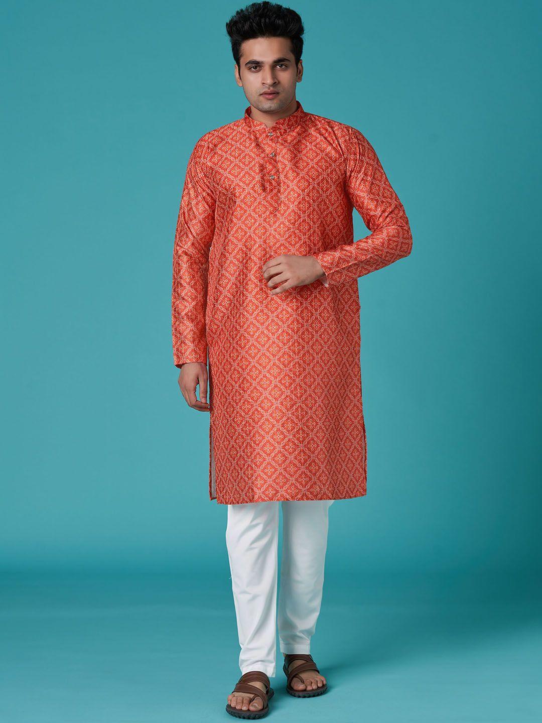 zarimo ethnic motifs printed straight regular kurta