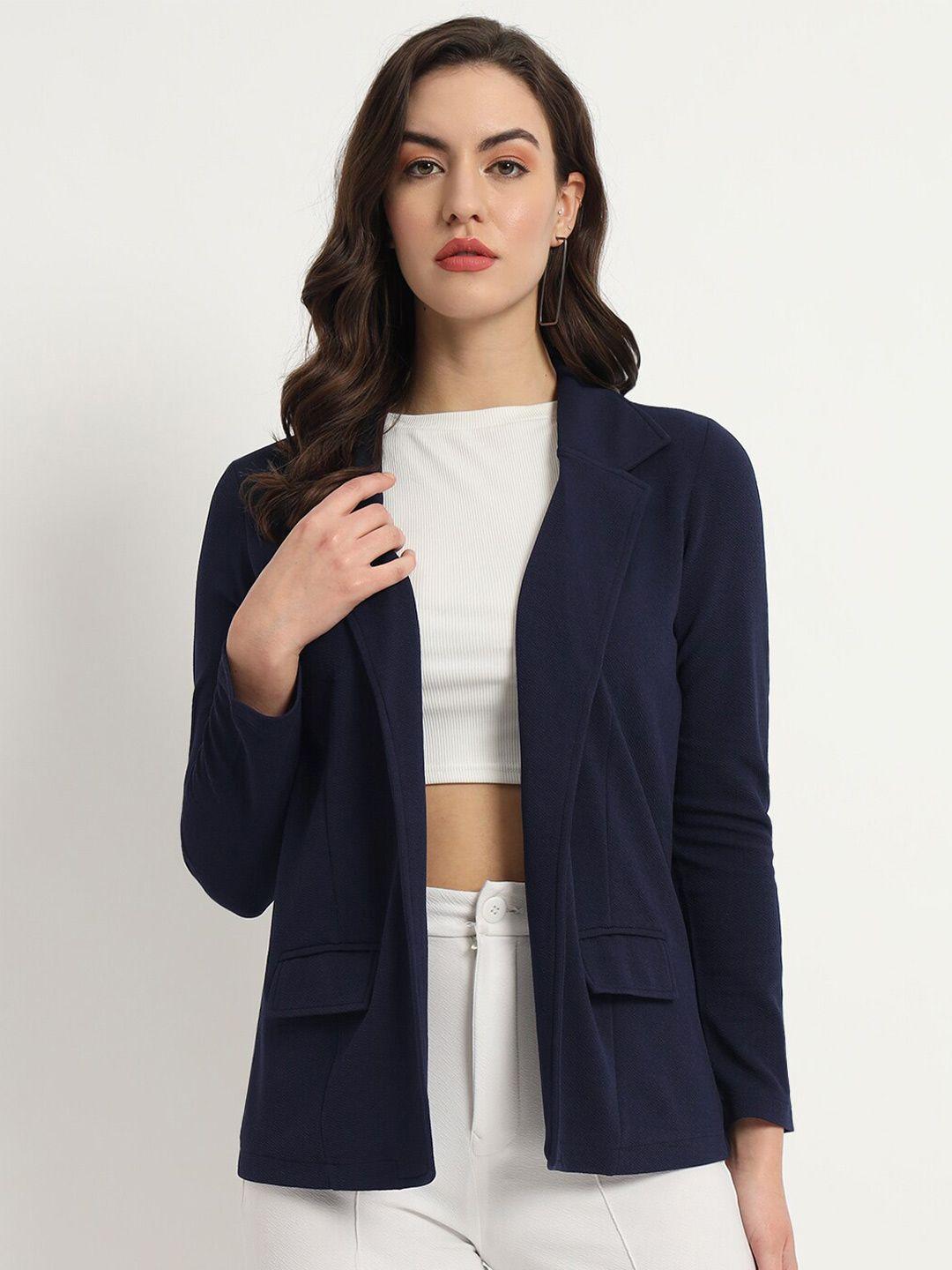 zastraa solid single-breasted blazer