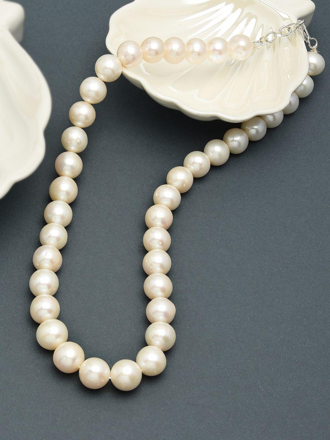 zaveri pearls fresh water round pearls 11-12mm aaa+ quality necklace