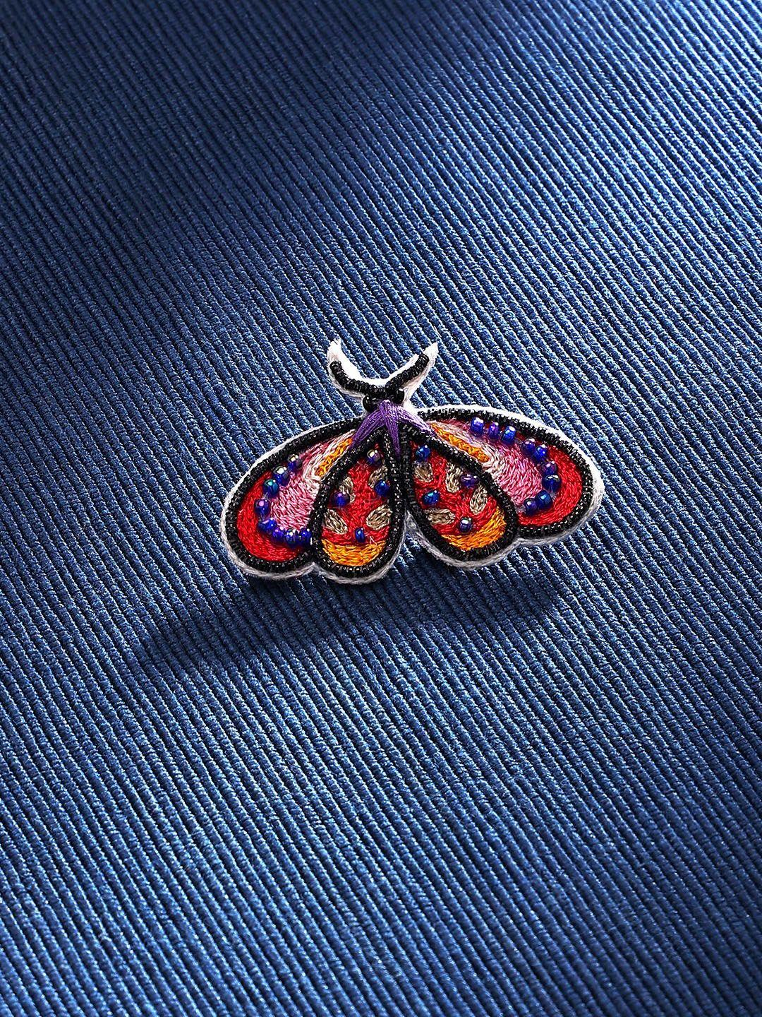 zaveri pearls women embellished butterfly brooch