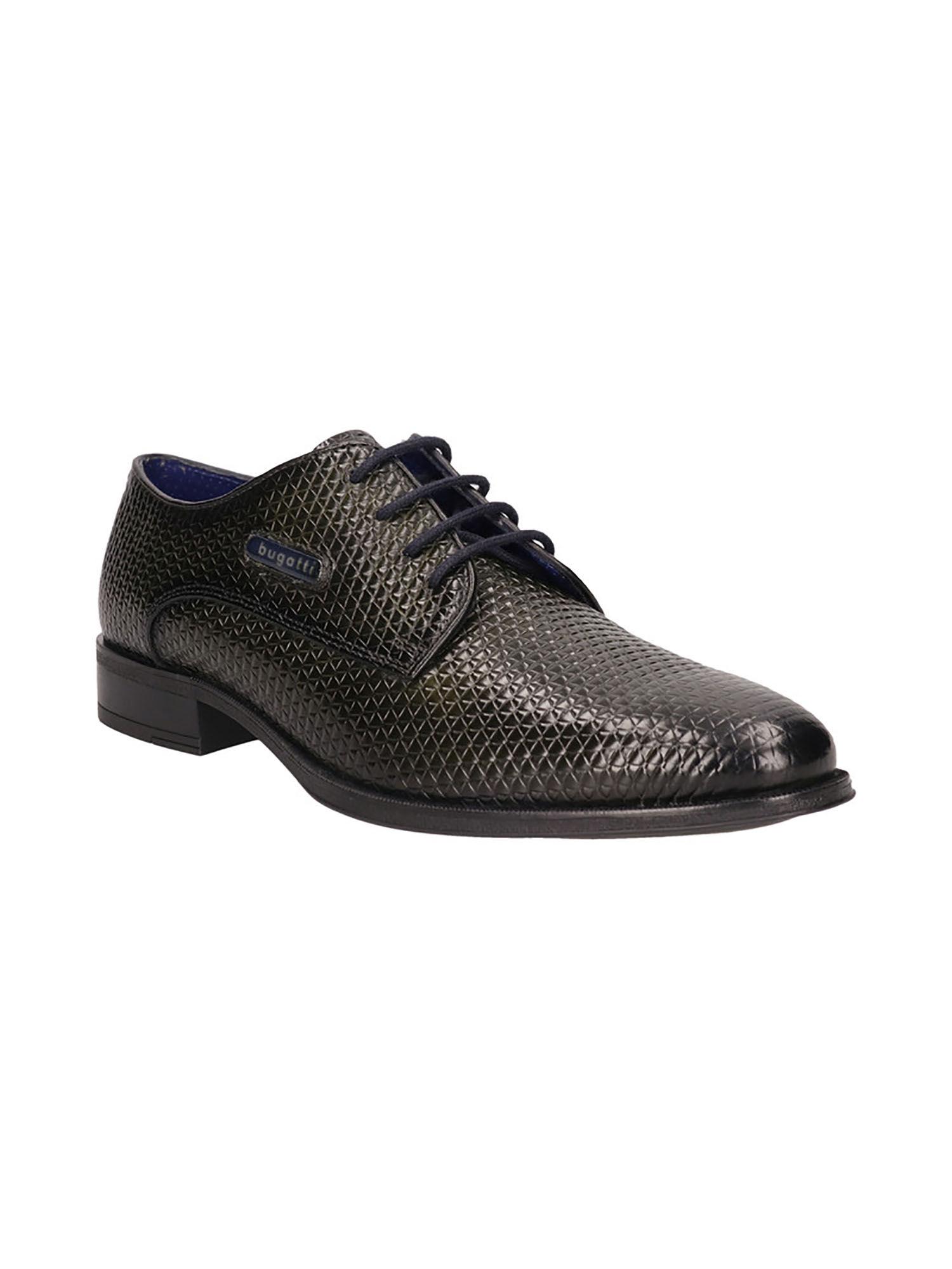 zavinio olive leather mens derby shoes
