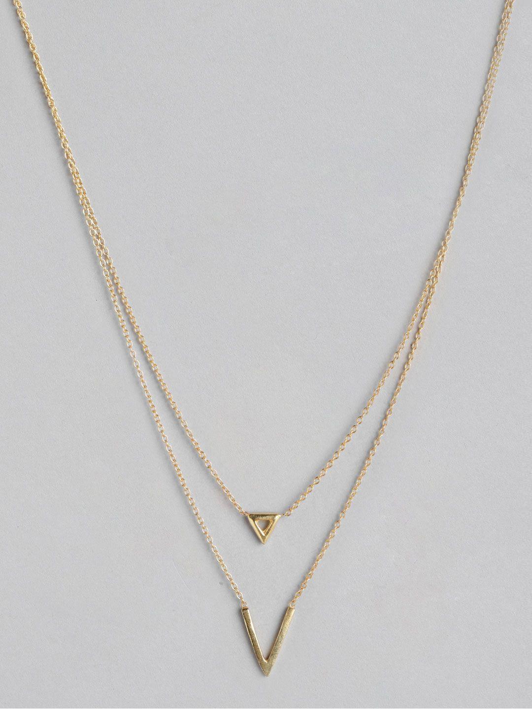 zavya 925 pure sterling silver gold-plated necklace