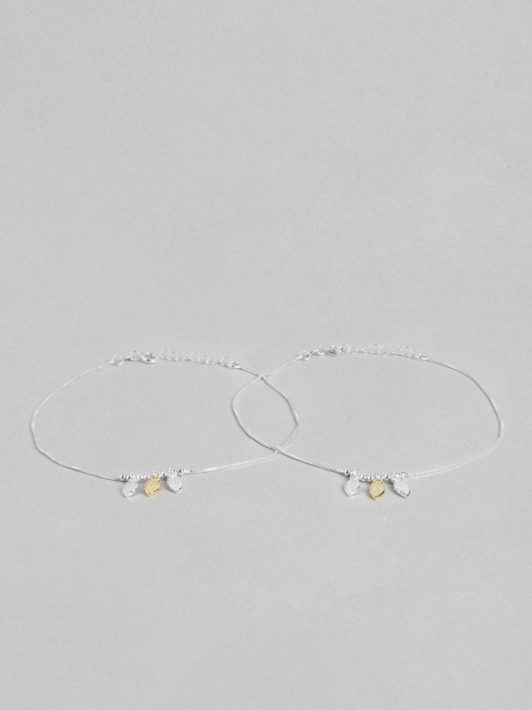 zavya 925 pure silver chain anklet