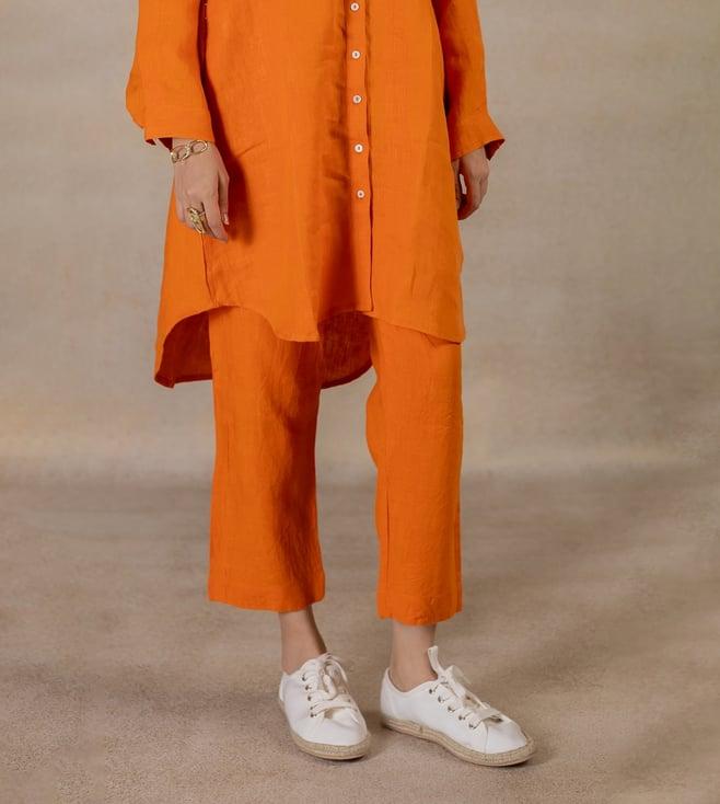 zebein india orange soda wanderlust narrow pants