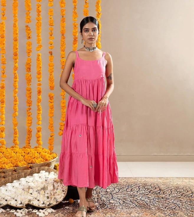 zebein india rani pink bahaar tara dress