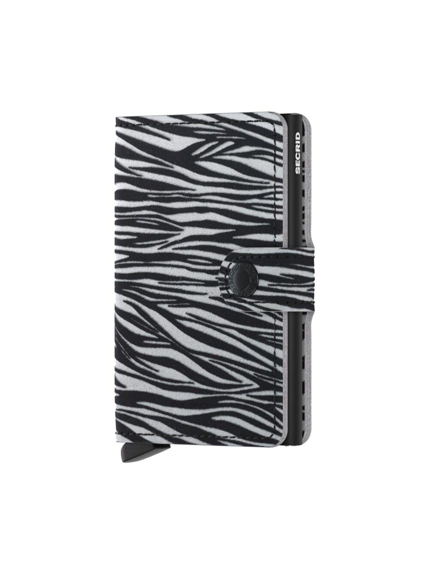 zebra (mze) mini wallet - light grey