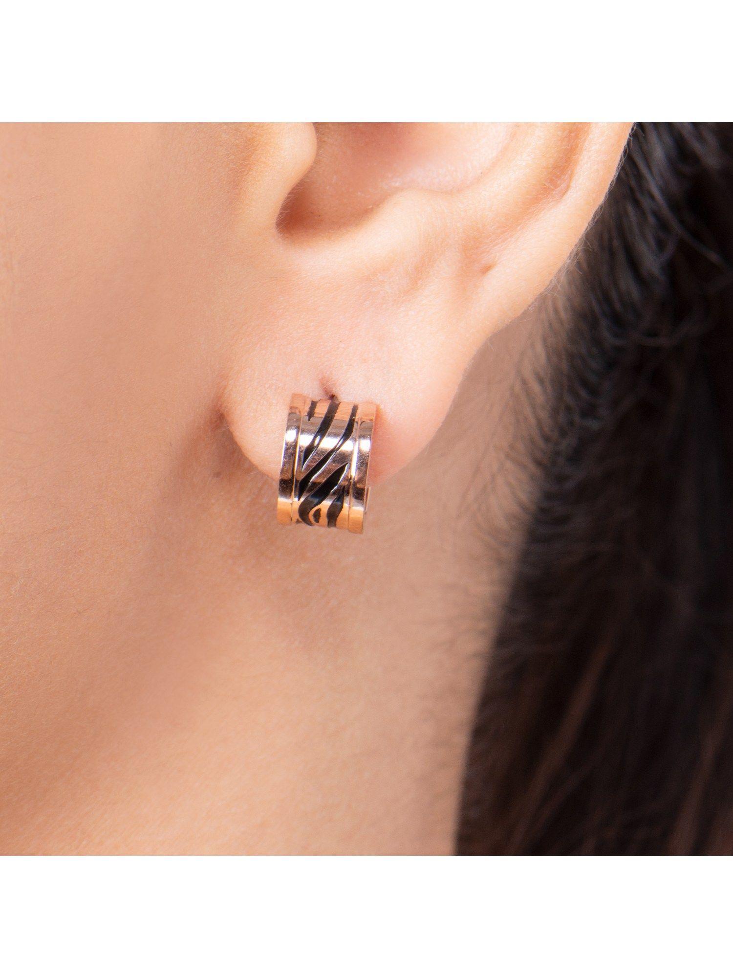 zebra 2 earrings