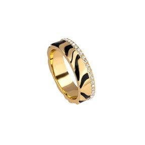 zebra band ring