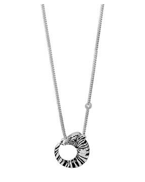 zebra pendant with chain