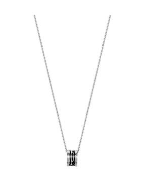 zebra pendant with necklace