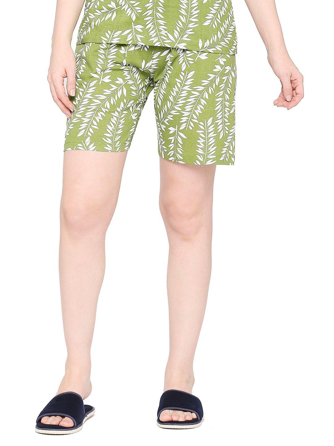 zebu women printed lounge shorts
