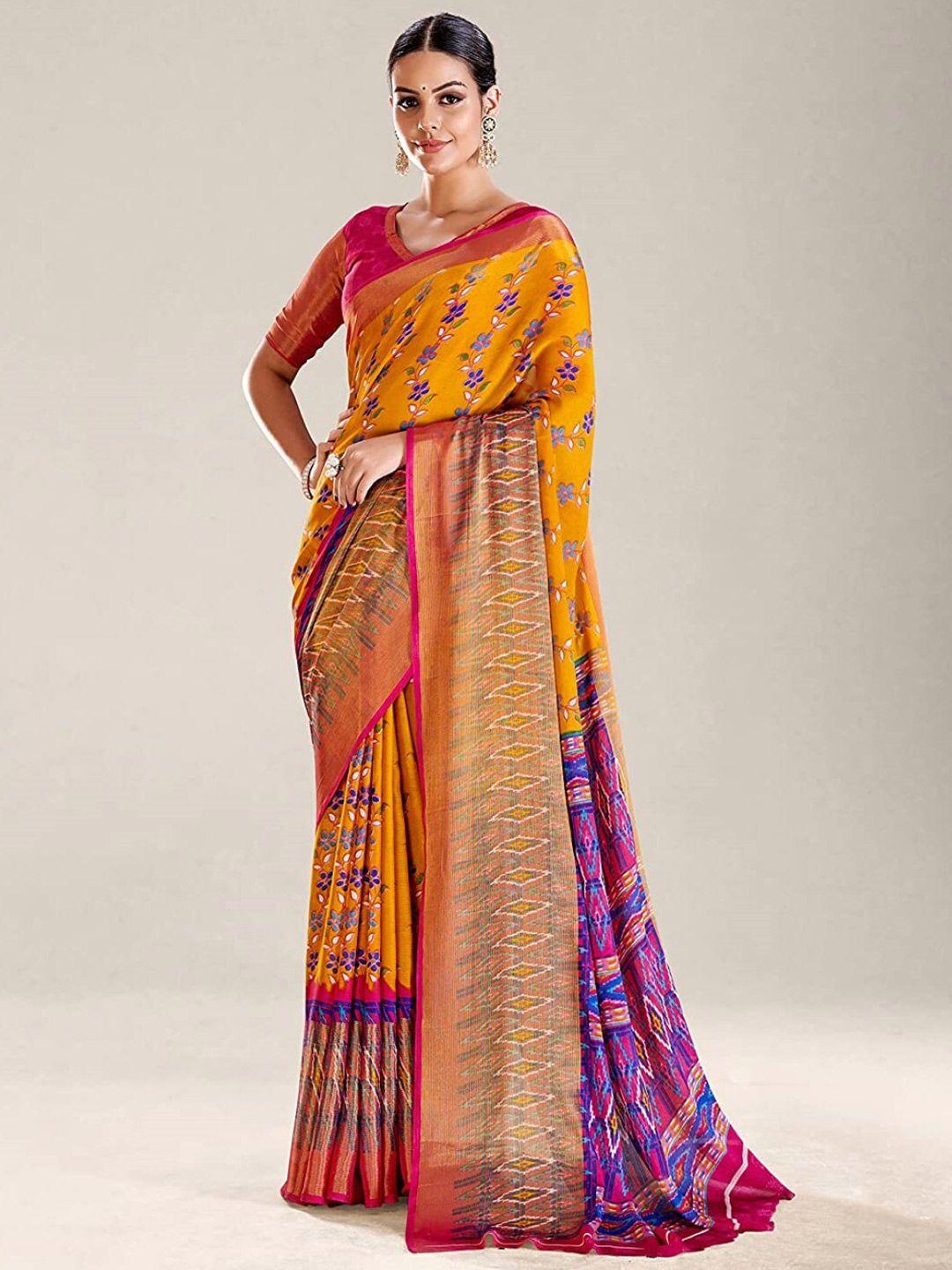 zeepkart ethnic motifs woven design zari saree