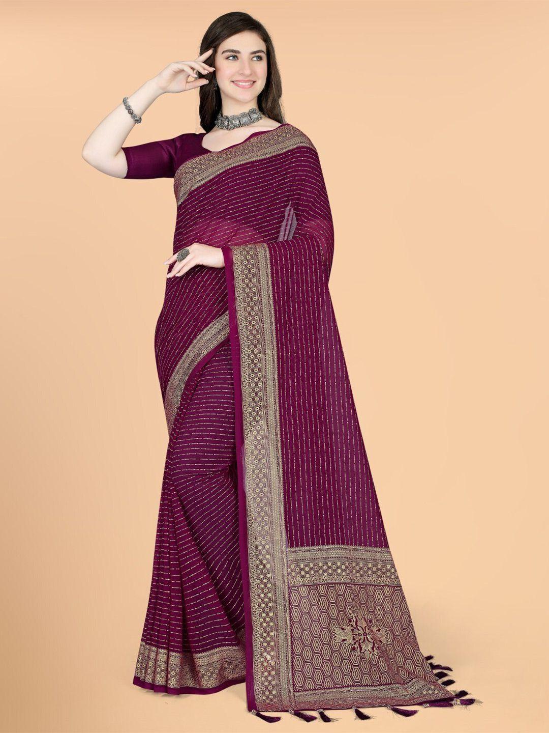 zeepkart woven design zari saree