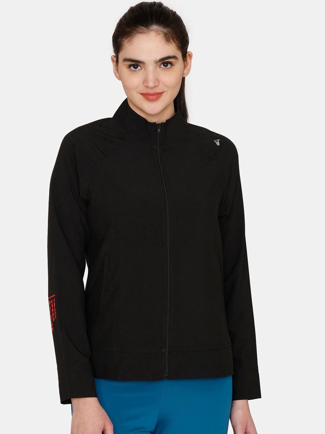 zelocity by zivame stand collar sporty jacket
