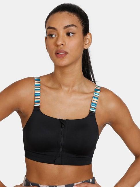 zelocity by zivame black sports bra