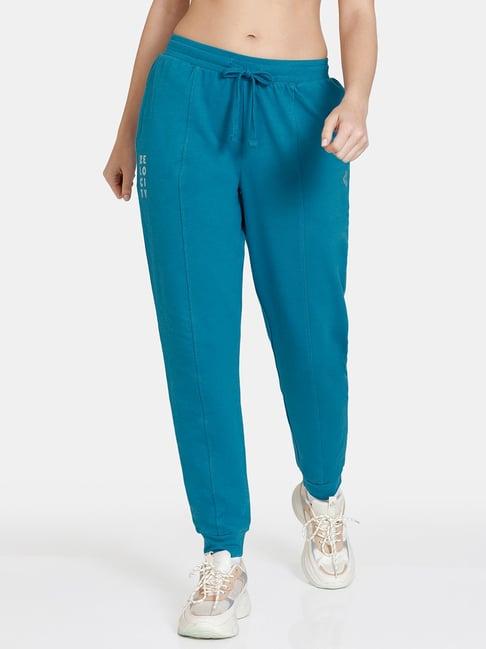 zelocity by zivame blue joggers