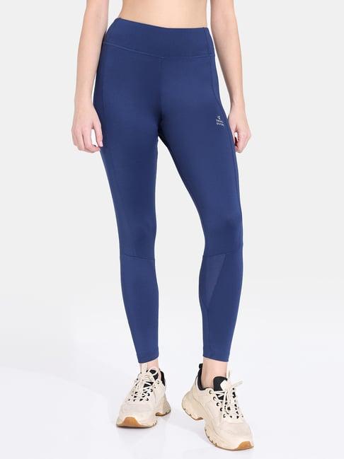 zelocity by zivame blue tights