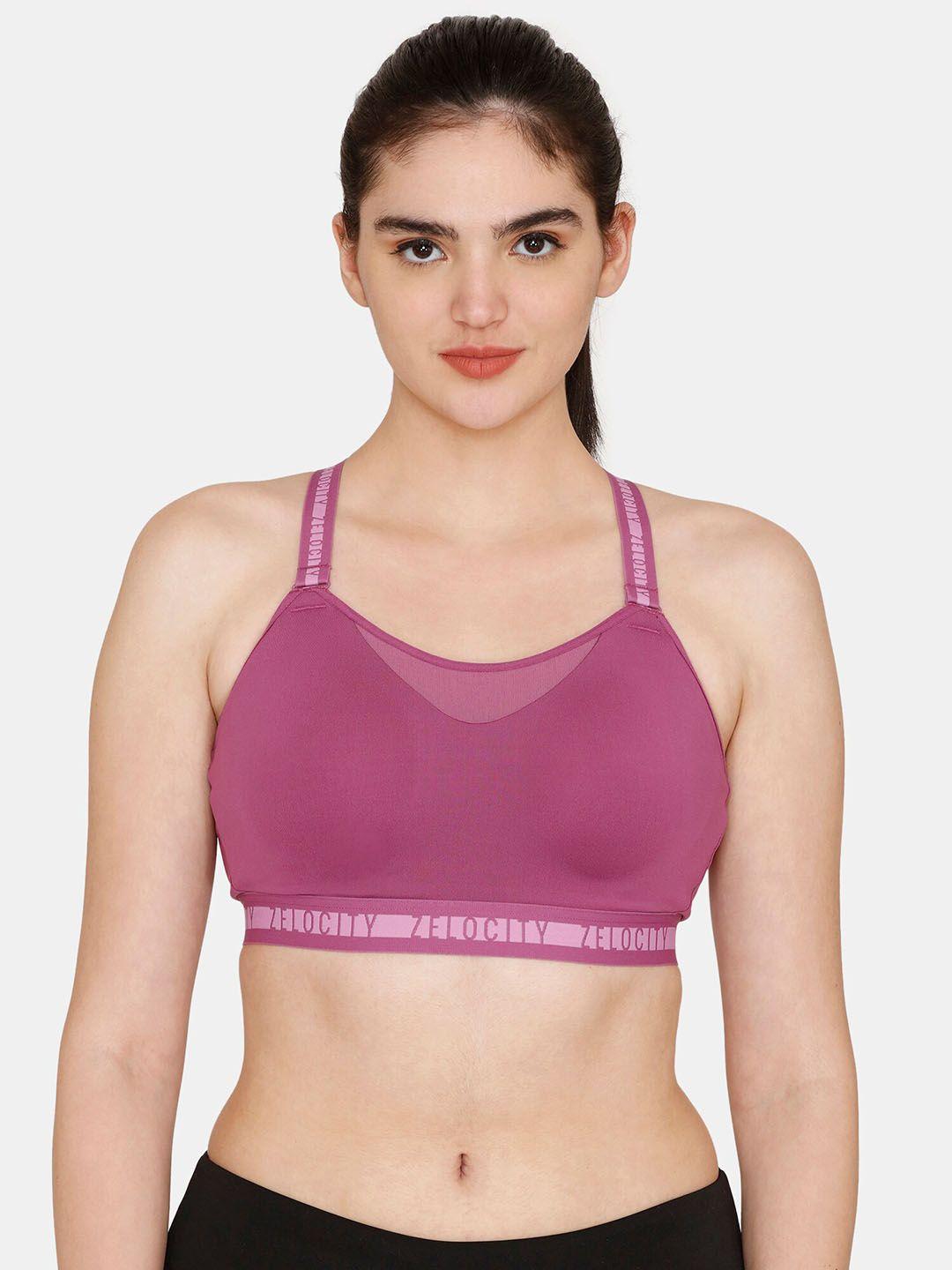 zelocity by zivame seamless workout sports bra