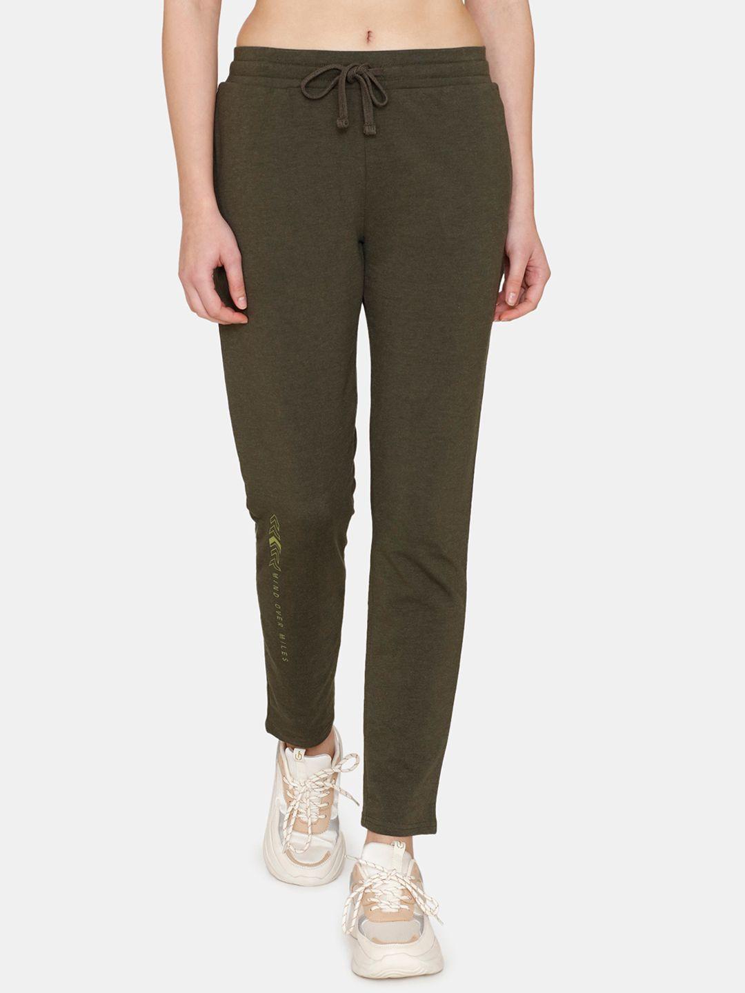 zelocity by zivame women mid-rise track pants