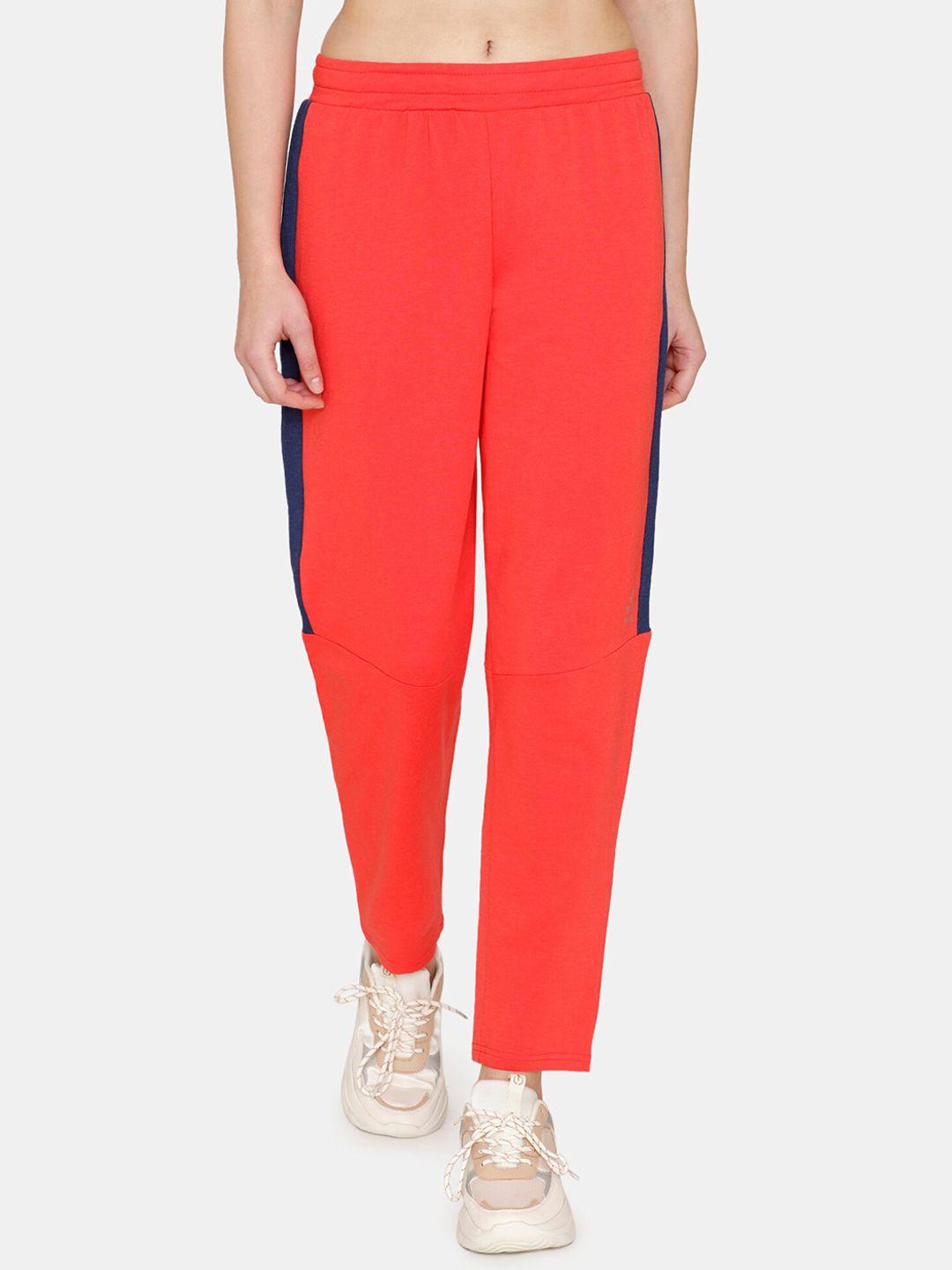 zelocity by zivame women mid-rise track pants