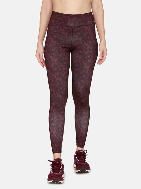 zelocity high impact quick dry leggings - fig