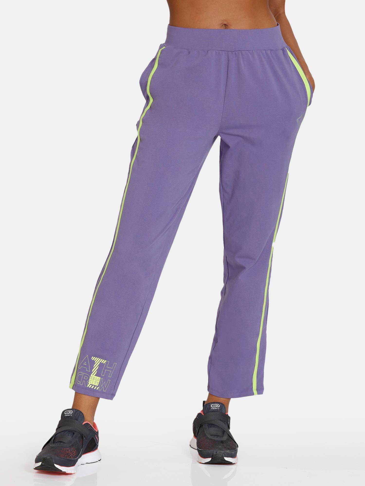 zelocity high rise relaxed pant - twilight purple