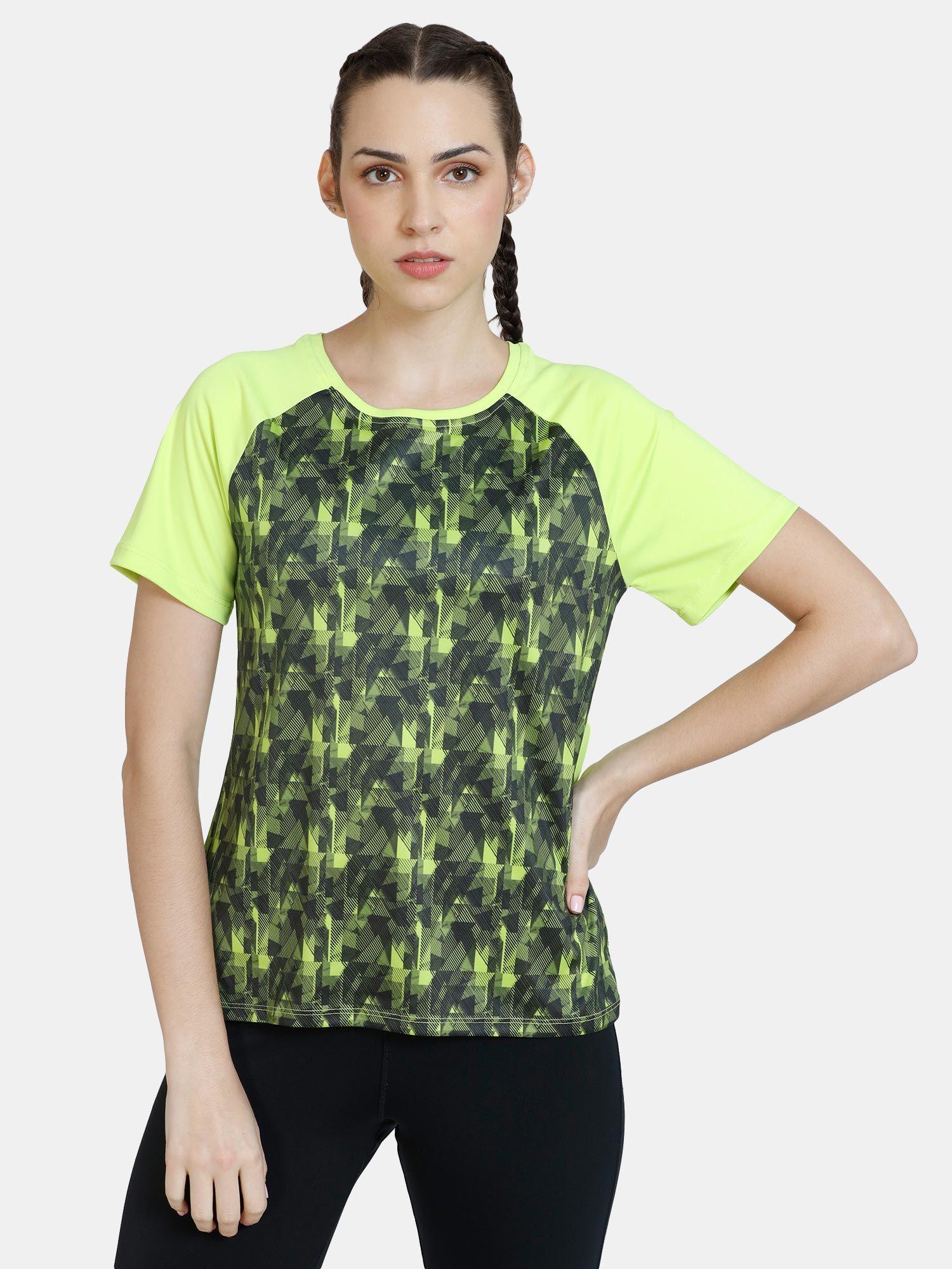 zelocity relaxed quick dry top lime punch-green