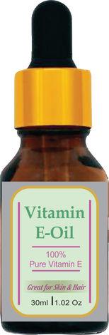 zenvista meditech 100% vitamin e oil, great for skin,hair and anti ageing (30 ml)