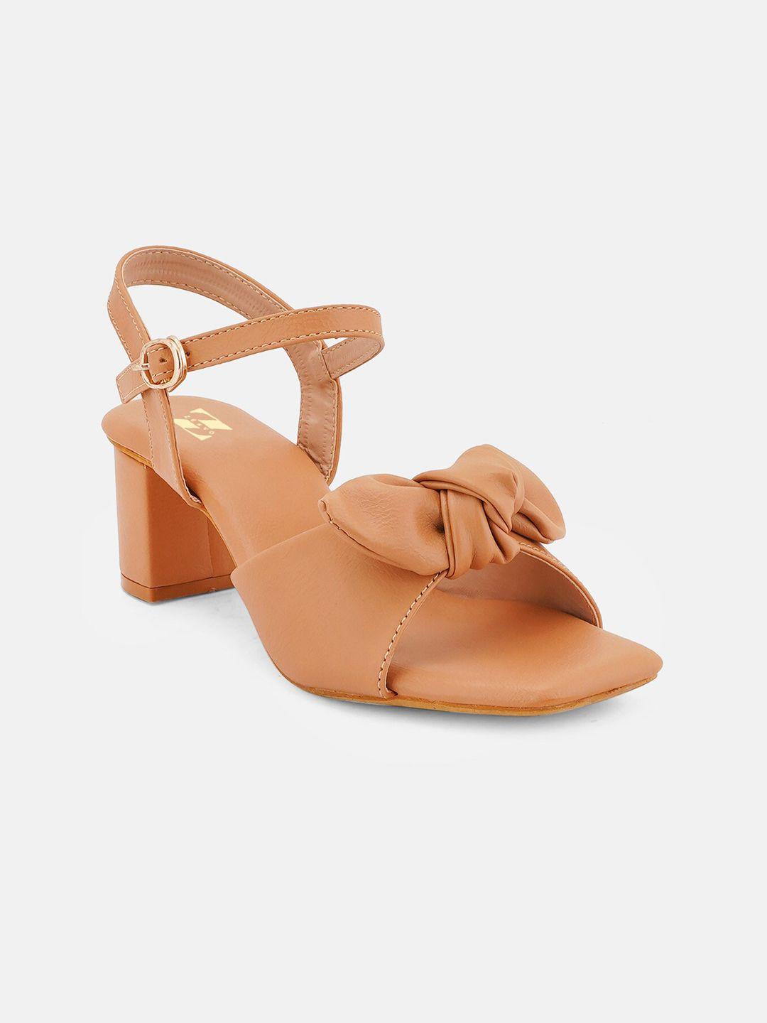 zenvo bow detail backstrap wedge heels